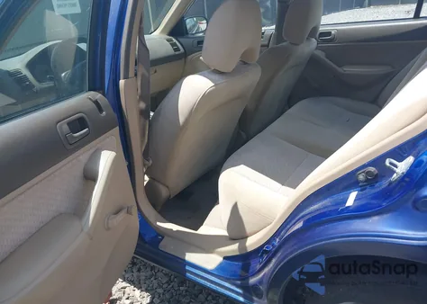 2005 Honda Civic Vp из США, поврежденный, VIN 1HGES16305L018819